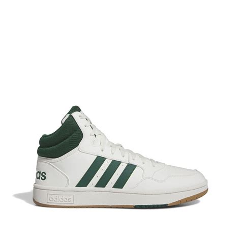 adidas sneaker hoops 3.0 mid weiß/grün|Adidas hoops shoes.